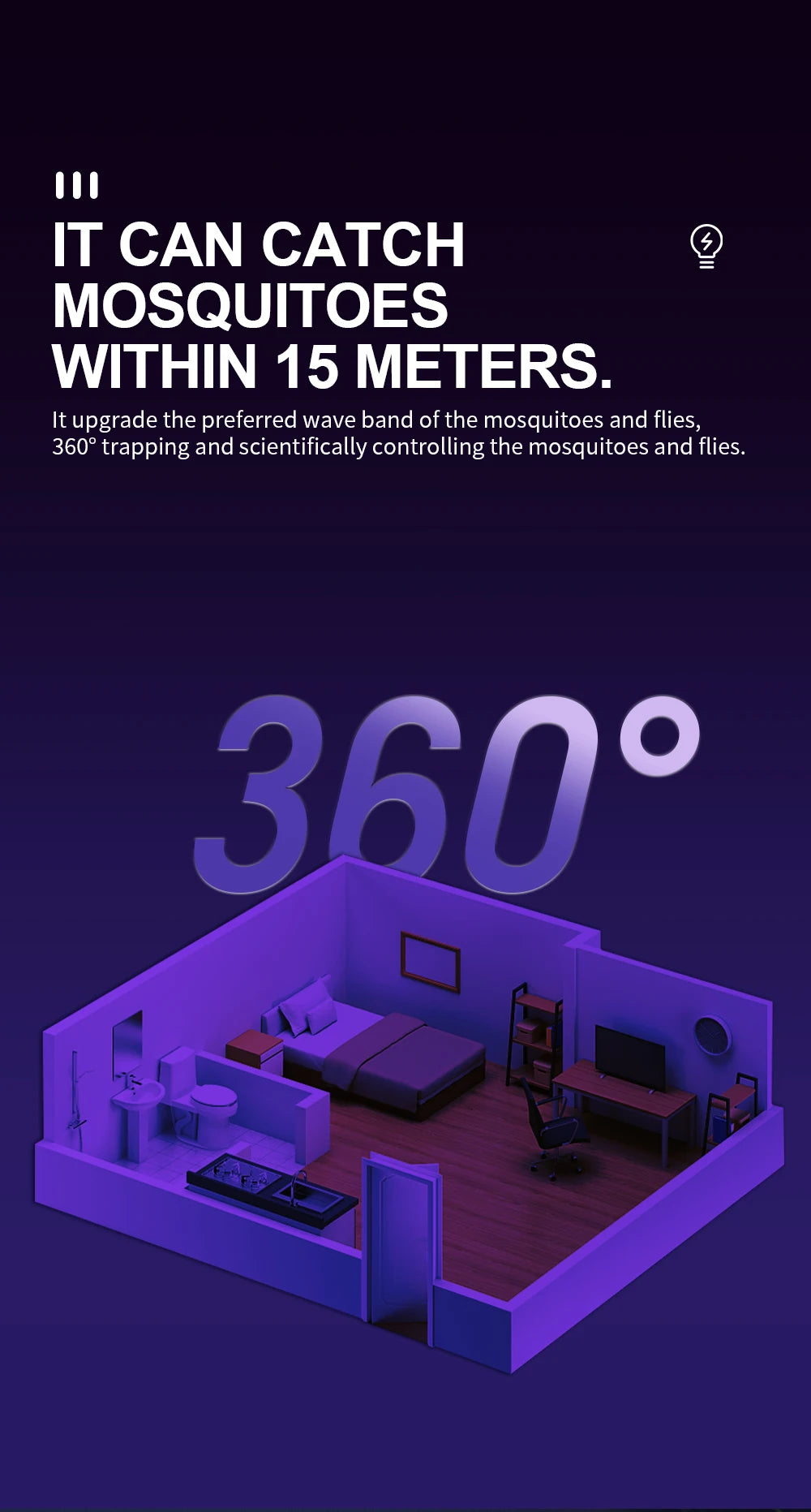 UV Mosquito Killer Lamp